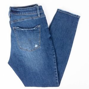 Lucky Brand Hayden Mid Rise Skinny Stretch Womens Jeans Dark Wash Size 0 Reg